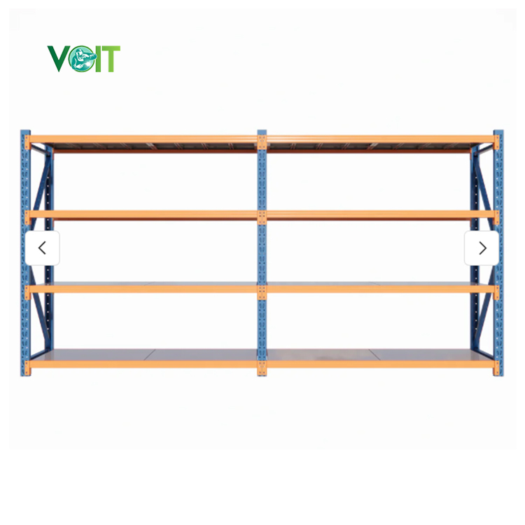 Heavy Duty Beam Racking 10-15m Tall Steel Storage Shelves for Large Logistics Center Palletized Cargo Stacking