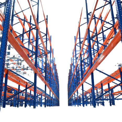 Steel Warehouse Pallet Rack Storage Racking Powder Coated Heavy Duty Weather-Resistant Inventory Shelving System