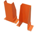 U-shaped Protective Foot for Pallet Racking, Steel, Powder Coated, to Protect Upright Columns From Forklift Collision.