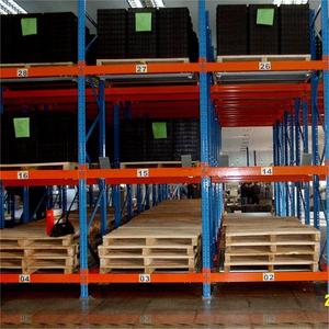 Heavy-Duty Dynamic FIFO Pallet Flow Racking 5 Steel Roller Corrosion Protected Powder Coated Warehouse Storage Stacking Racks