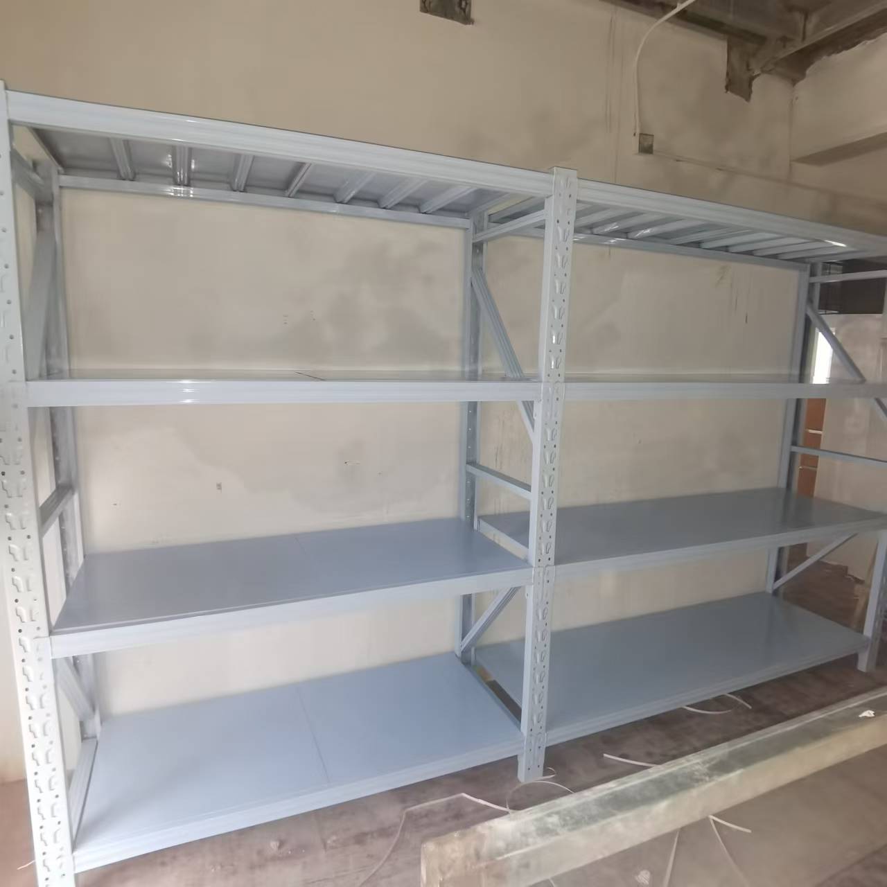 Garage Shelves Industrial Metal Shelving Stack Rack Light Duty Steel Shelving Boltless Racking Shelves Warehouse Storage Rack