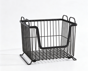 Narrow Single-layer Mobile Wire Storage Rack