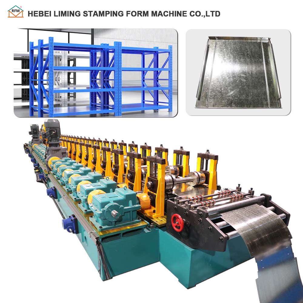 Liming Storage Rack Shelf Board Forming Machine For Steel Shelving Panel And Warehouse Equipment Production