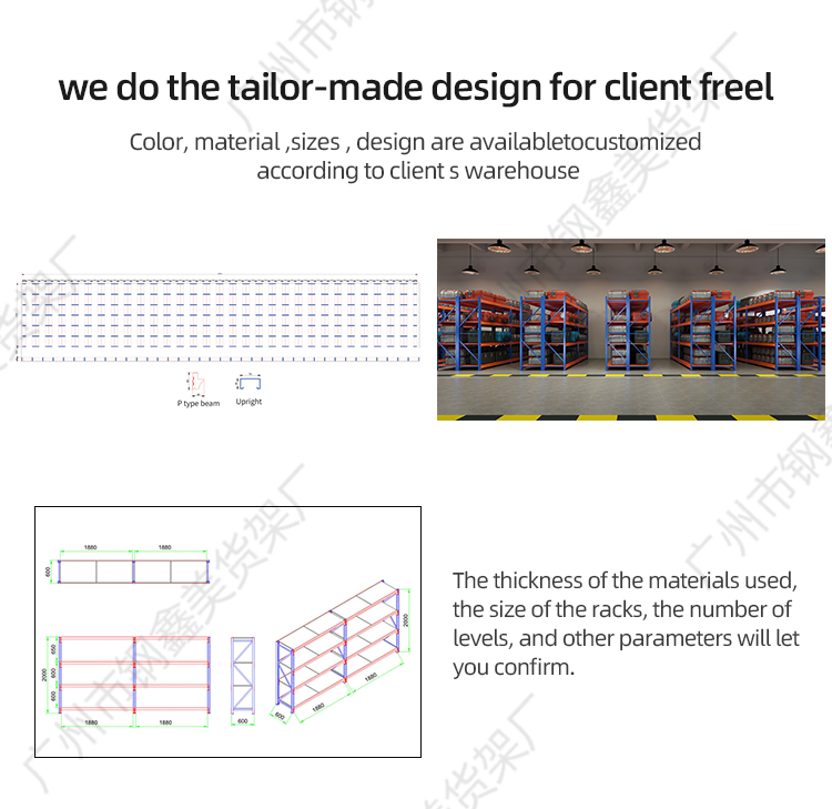 Heavy Duty Warehouse Storage Rack Configuration