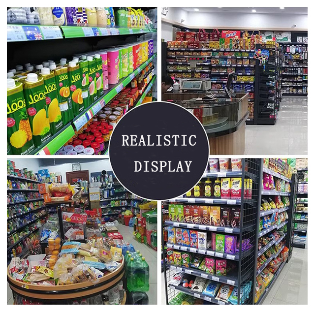 Light Duty Steel Supermarket Gondola Shelving System | Adjustable Grocery Store Display Rack for Retail & Warehouse