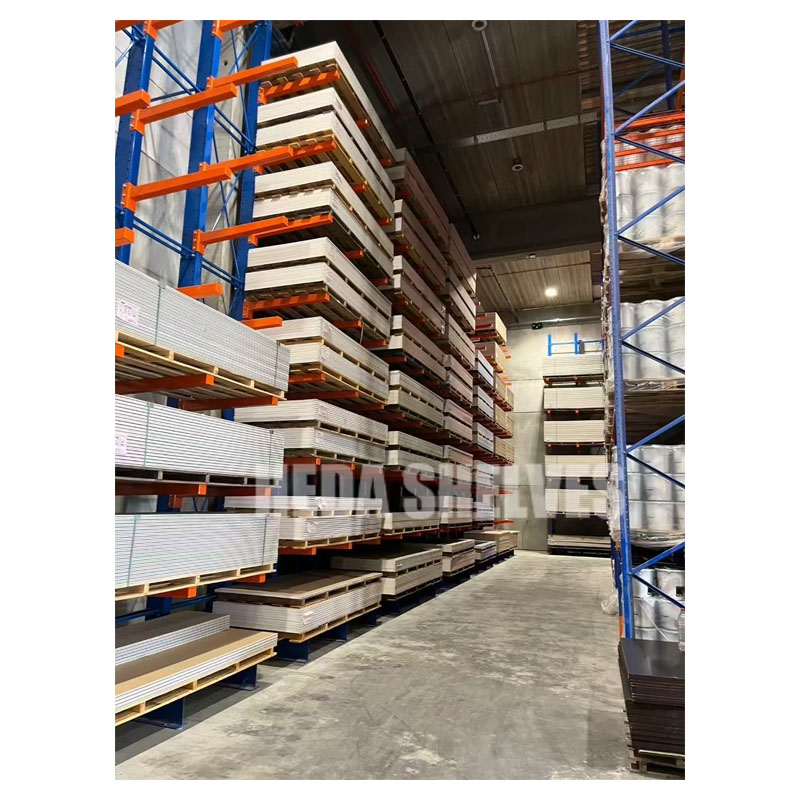 Factory Price Cantilever Material Rack Heavy Duty Cantilever Racks Warehouse Cantilever Racking for Rebar Storage
