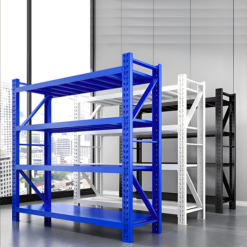 Double Deep Heavy Duty Pallet Rack 6 Meters High Metal Shelving Display Rack Option Powder Coated Corrosion Protection for