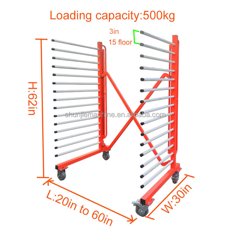 Wholesale Customized Cantilever Storage Rack With Wheels Painting Storage Rack Warehouse Storage Racks
