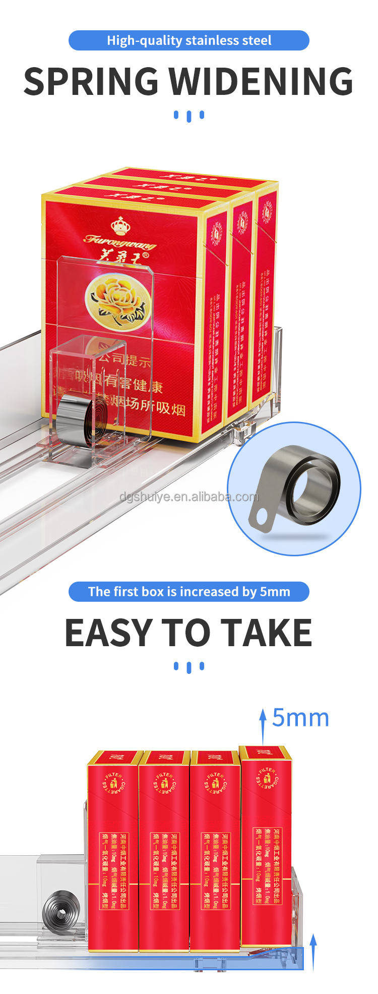 Cigarettes Dispenser Pusher Component