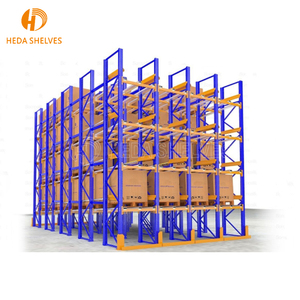 High-Capacity Drive-In Pallet Racking Storage System Drive-Thru Rack For LIFO Pallet Organization Drive in Racking Steel Units
