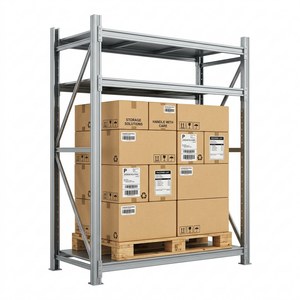 Customized YueYang 3-Layer Cold Rolled Steel Heavy Duty Epoxy Electrostatic Powder Coated Warehouse Rack Pallet Racking System