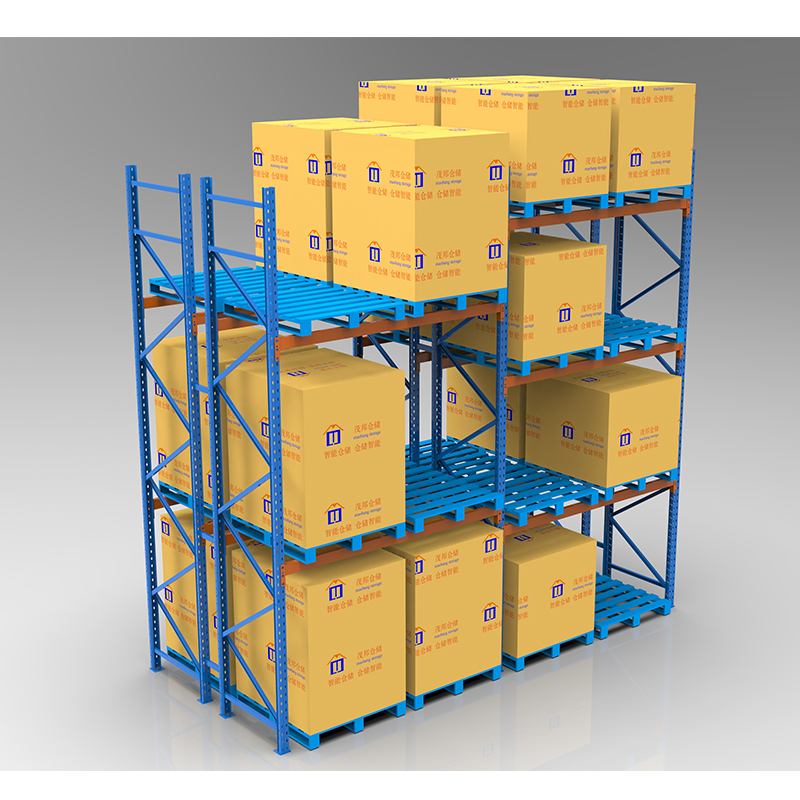 Industrial Heavy Duty Metal Shelving Single Deep Pallet Rack Selective Storage Warehouse Racking