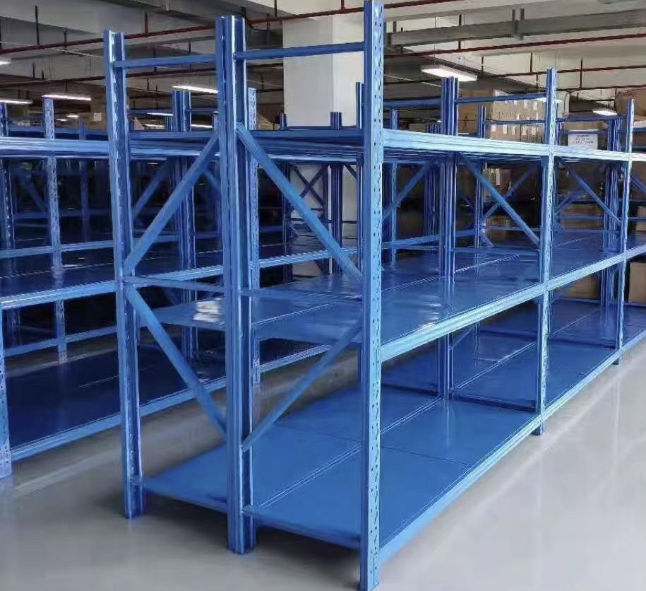 Super Load-Bearing Commercial Storage Rack Multi-Level Express Iron Sundries Cargo Rack for Supermarket Warehouse Medium Shelf