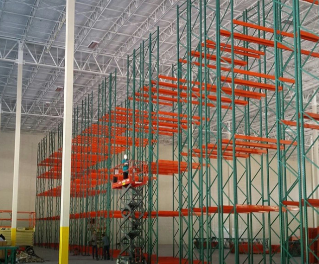 US Warehouse Equipment Racking System Steel Teardrop Pallet Rack Mesh Storage Adjustable Shelves Unit Racking System