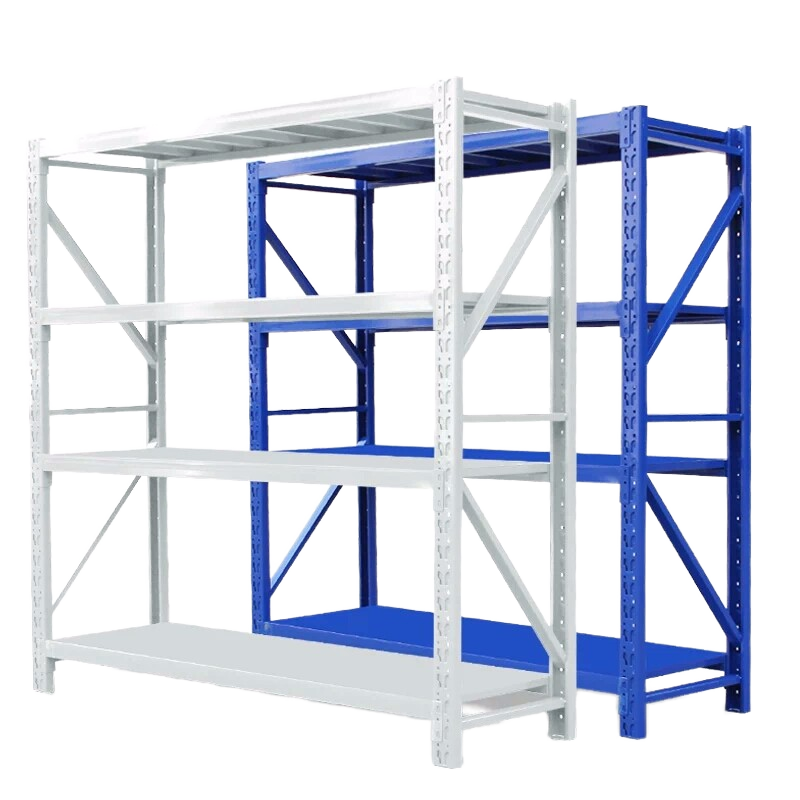 Industrial Supermarket Mezzanine Rack Stacking Pallet Racking Medium Duty Steel Storage Rack Electrostatic Powder