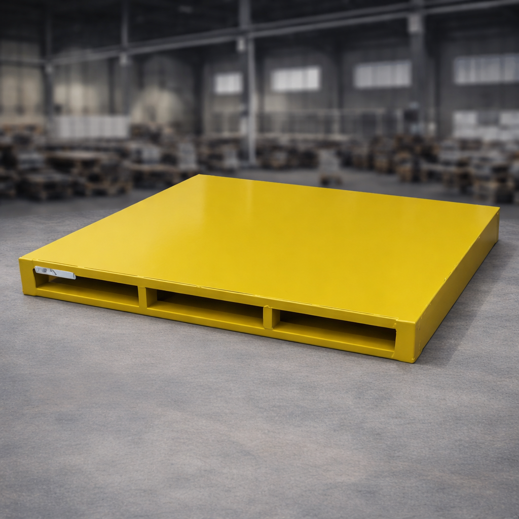 Customized Heavy Duty Steel Pallets for Warehouse Storage and Forklift Use