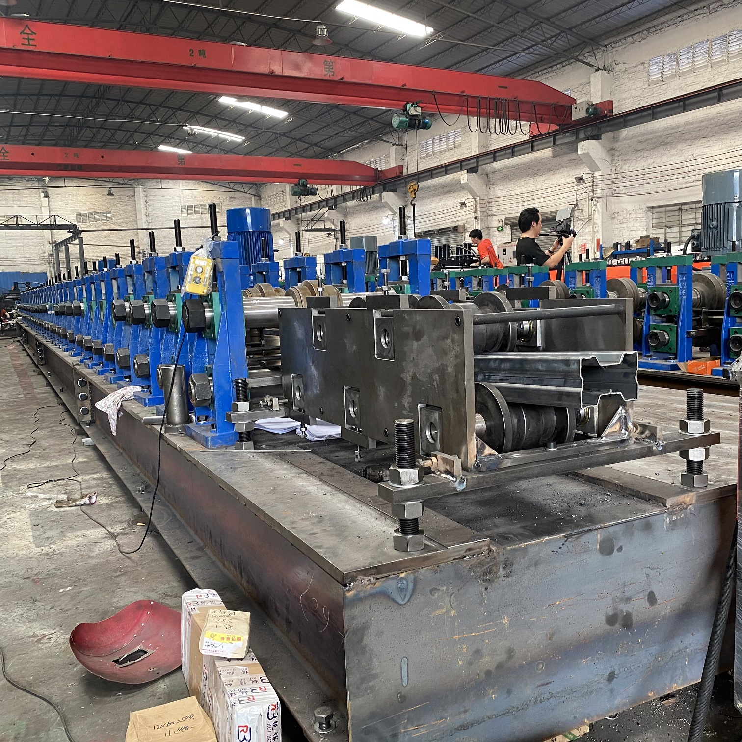 Warehouse Storage Mezzanine Floor Pallet Racking Sigma Beam Upright Roll Forming Machine for Industrial Racking System