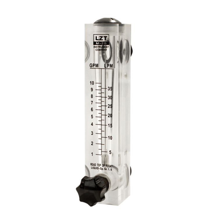 240 LPM Adjustable Panel Air Flow Meter Gas Rotameter with Valve for Gas/Liquid/Oil Monitoring and Management OEM