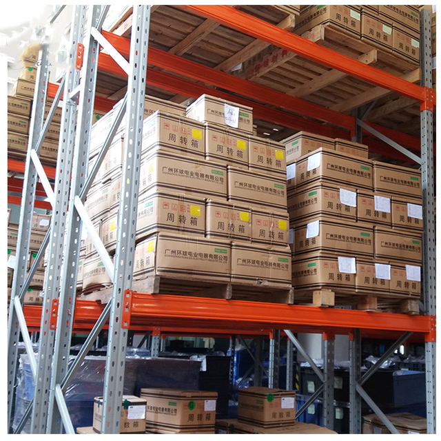 Heavy Duty Boltless Steel Pallet Rack System Industrial Warehouse Storage Shelves Metallic Heavy Duty Industrial Shelving