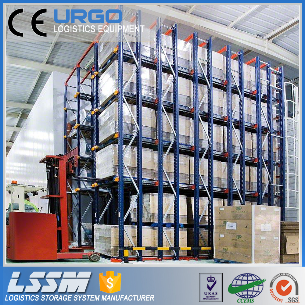 Warehouse Storage Pallet Racking System Drive In For Cargo Storage