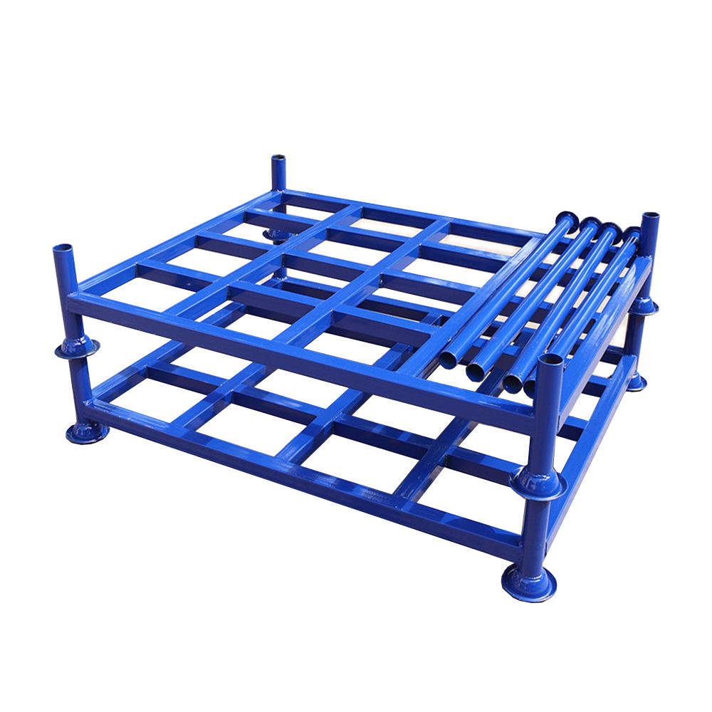 Good Quality Factory Direct Customized Adjustable Detachable Durable Commercial Galvanized Post Storage Pallet Stacking Rack