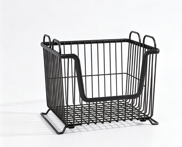 Single-layer Floor-standing Narrow-slot Modern Minimalist Iron Wire Shelving Unit Casters Mobile Storage Rack Multi-functional