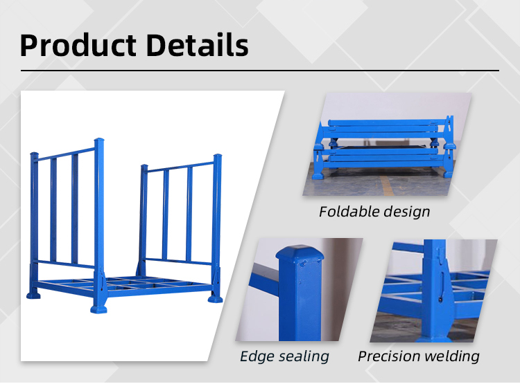Wholesale Stacking Heavy Duty High Capacity Moveable Metal Welded Rack Logistics Industrial Transport Stable Pallet Rack