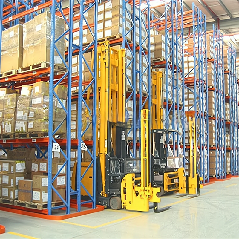 More Capacity High Rack Warehouse System Heavy Duty Pallet Racking System VNA Narrow Aisle Racks for Shelf Factory Material