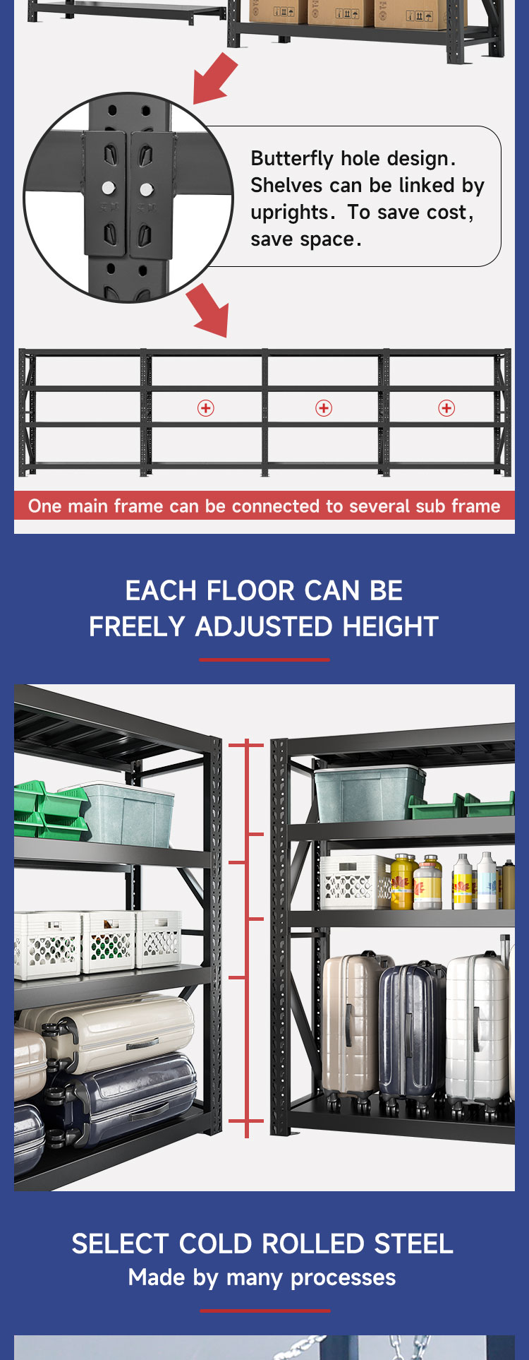 Heavy Duty Shelf Detail