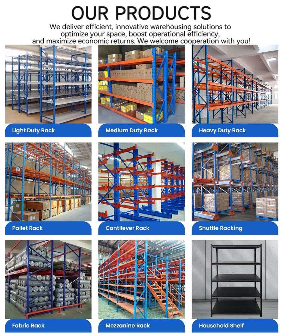 High Capacity Selective Pallet Racking Industrial Storage Solutions Drop-in Beams Heavy Duty Steel Warehouse Shelving Factory