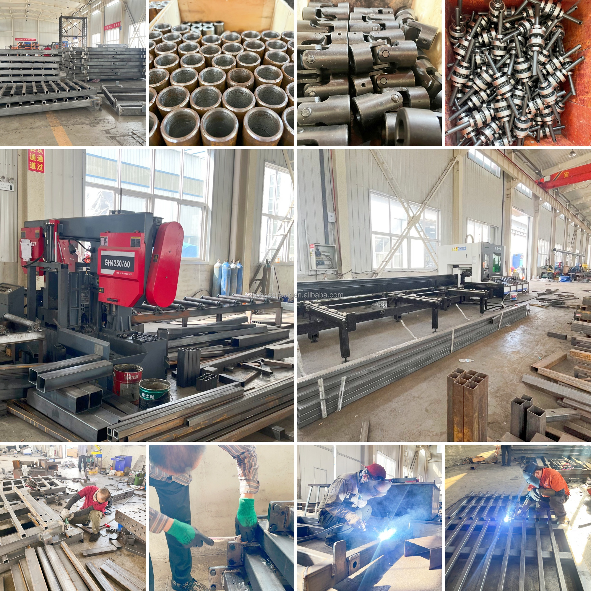 Heavy Load 8-Layer Adjustable Vertical Roll Out Sheet Rack with Wheels for Steel Aluminum and Panel Material Storage