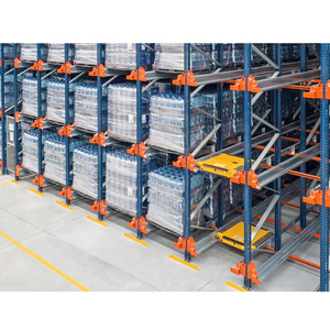 Stacking Racks and Shelves High-Density Pallet Shuttle Racking Price 4-Way Shuttle Asrs System for Efficient Pallet Handling