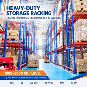Modular Heavy Duty Racking System Steel Storage Shelves, Customized Warehouse Pallet Rack Factory Direct Supply