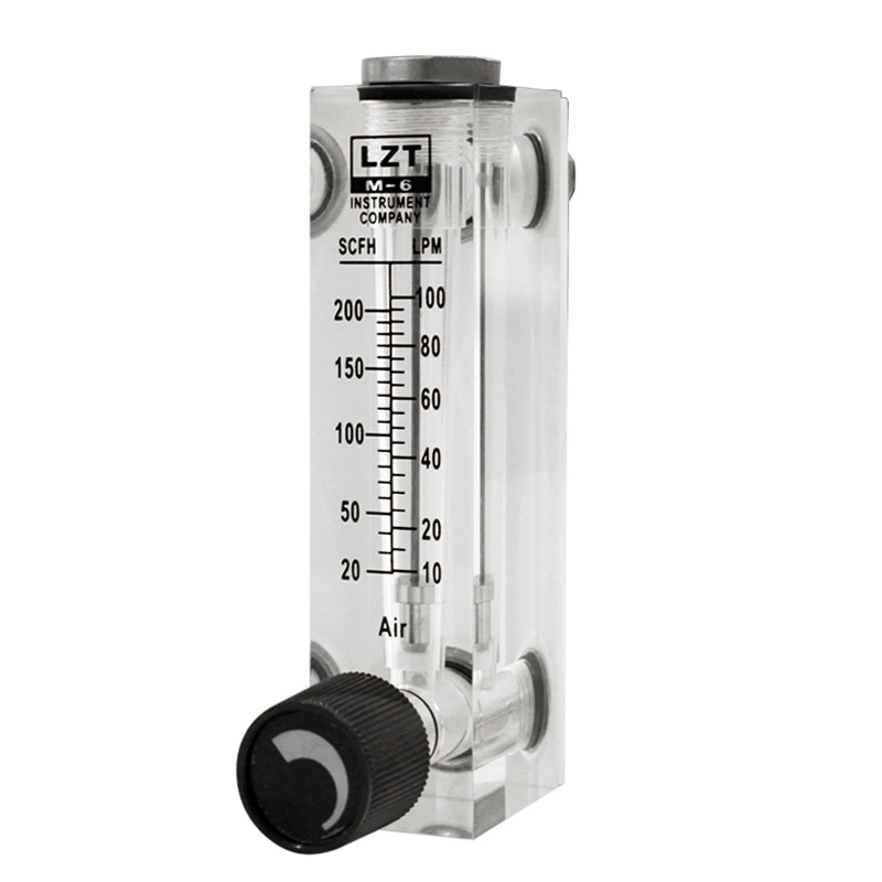 240 LPM Adjustable Panel Air Flow Meter Gas Rotameter with Valve for Gas/Liquid/Oil Monitoring and Management OEM