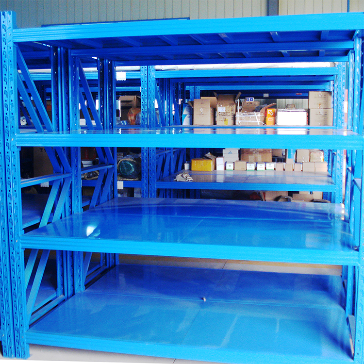 Factory Direct Powder Coated Slotted Angle Rack Light Duty Steel for Workshop Garage Storage