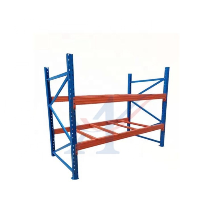 Customized Heavy Duty Steel 2-Layer Warehouse Storage Pallet Rack System with 1000kg/Layer Capacity