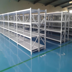 Medium Duty Industrial Metal Shelving Rack For Storage Warehouses Stacking Racks &amp; Shelves