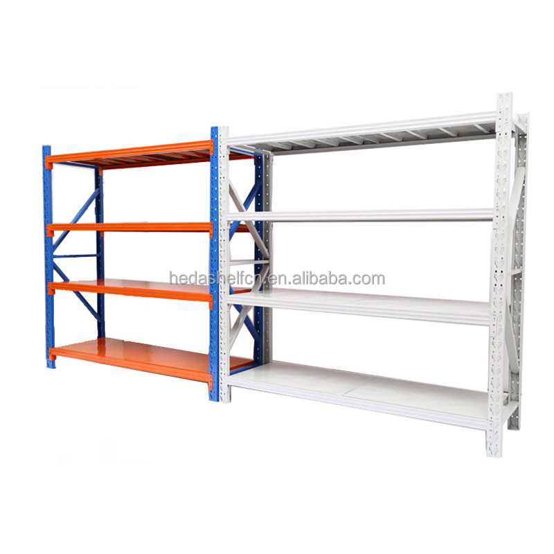 Wholesale Price Industrial Boltless Storage Rack 4 Tier Metal Shelving Units Warehouse Steel Heavy Duty Stacking Racks Shelves
