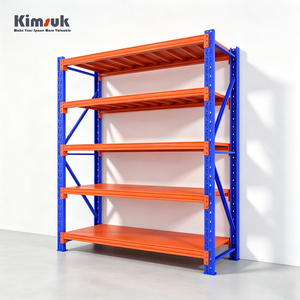 Low Price Racking Adjustable Metal Boltless Shelf and Racks Warehouse Storage Medium Duty Metal Rack Shelf