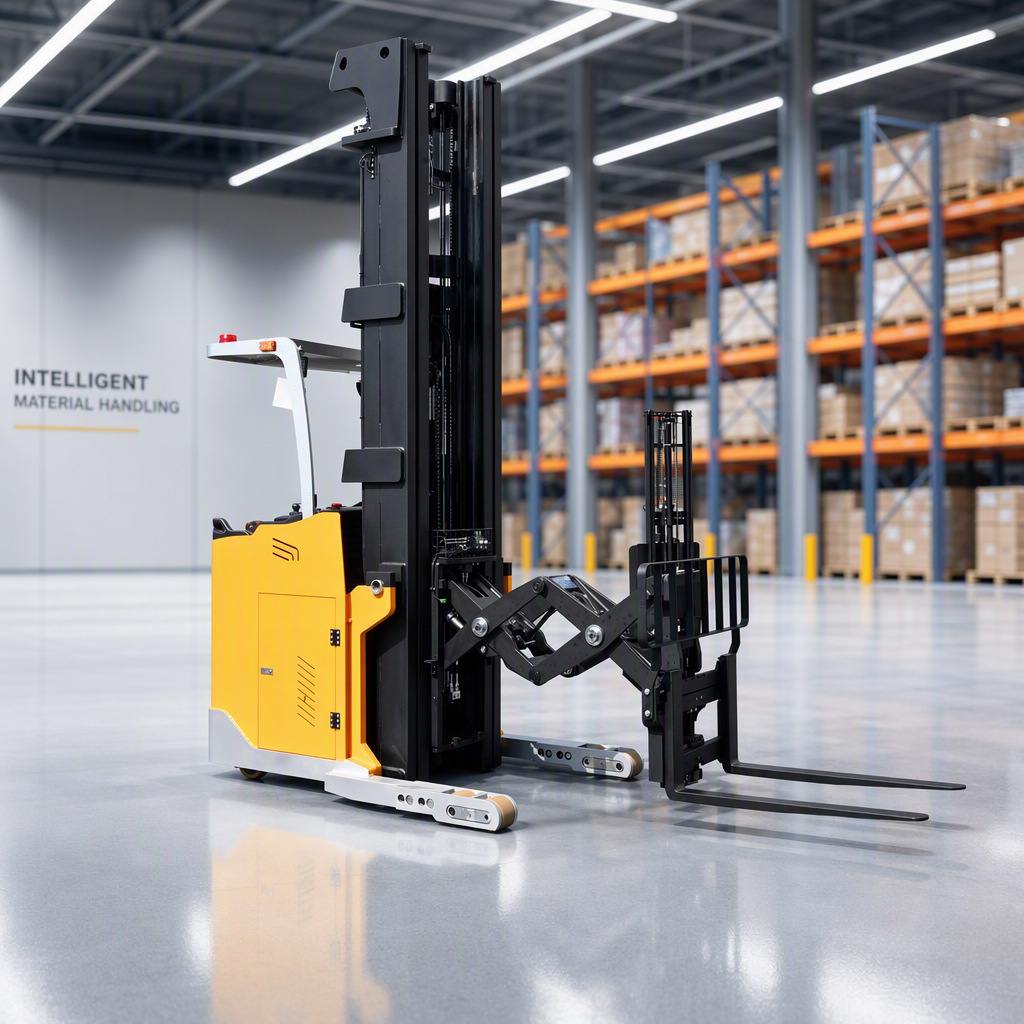 2 Ton 2.5 Ton Double Deep Reach Truck 2000kg 2500kg Electric Pantograph 8m 10m Lifting High Density Racking Storage CE