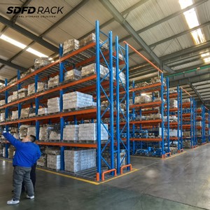 Competitive Price Warehouse Storage Rack Adjustable Customized 5 Level Heavy Duty Industrial Pallet Racking with Steel Shelves