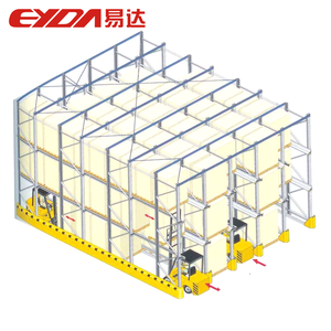 Heavy Duty 5 Layer Drive In Pallet Storage Racking System Drive-Thru Warehouse Pallet Rack LIFO FIFO Method Adjustable Shelves
