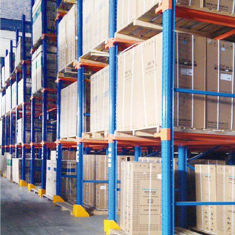 Industrial 5 Layer Heavy Duty Drive-In Pallet Racking Anti Corrosion Design for Cold Chain Warehouse Storage