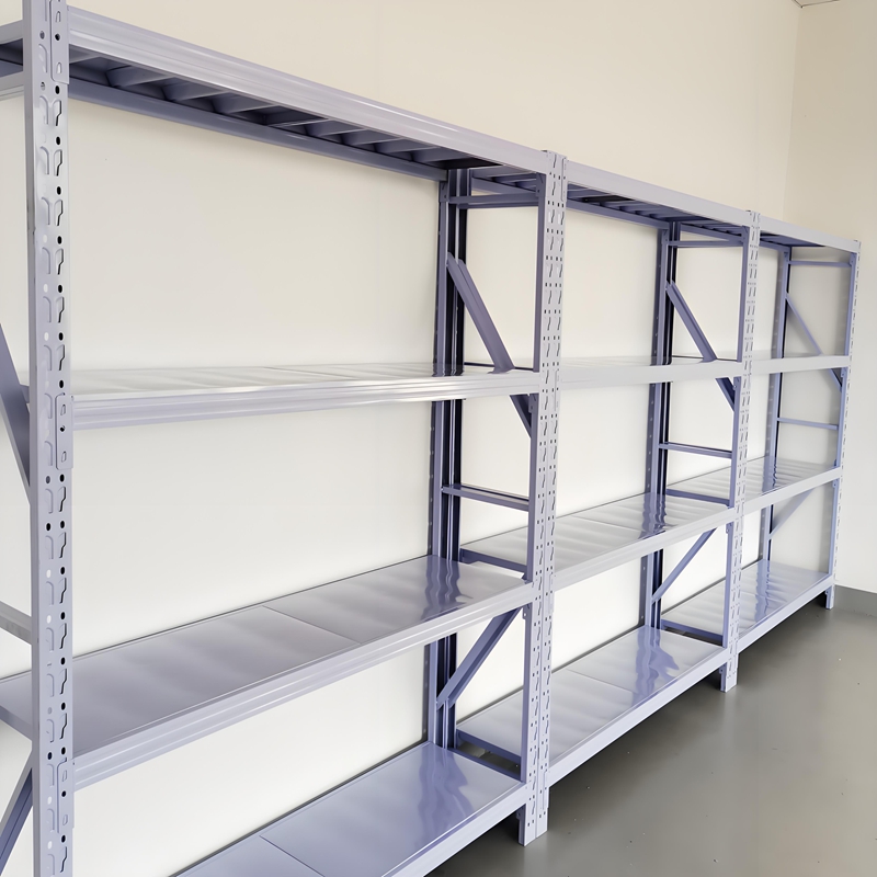 Medium Duty Industrial Metal Shelving Rack For Storage Warehouses Stacking Racks &amp; Shelves