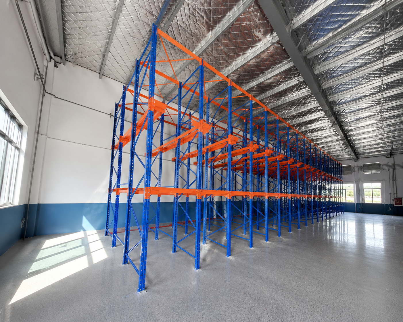 Multi Level Warehouse Racking Heavy Duty Rack System Stack Warehouse Storage Steel Pallet Racks For Sale