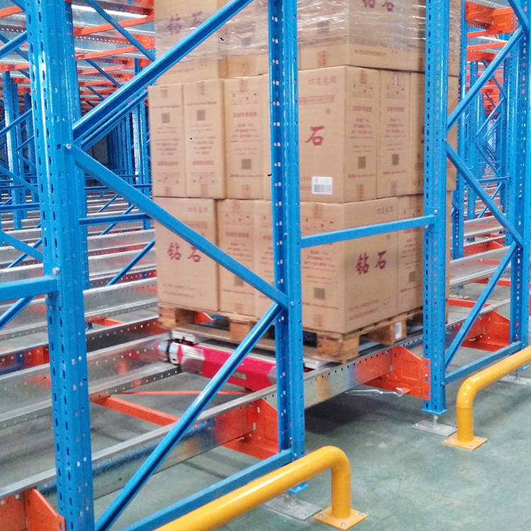 High Quality Shuttle Racking Selective Shuttle Rack Move Stable Metal Pallet Rack for Industrial Warehouse Storage Rack Solution