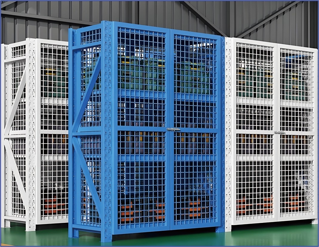 4-Layer Heavy Duty Drive-Through Pallet Rack Powder Coated Steel Adjustable Shelves Customizable Length for Warehouse Storage