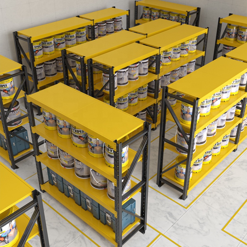 Shibang Manufacturer Directly Warehouse Light Middle Storage Industrial Racks for Warehouse Racking Plate Shelving Shelves Unit