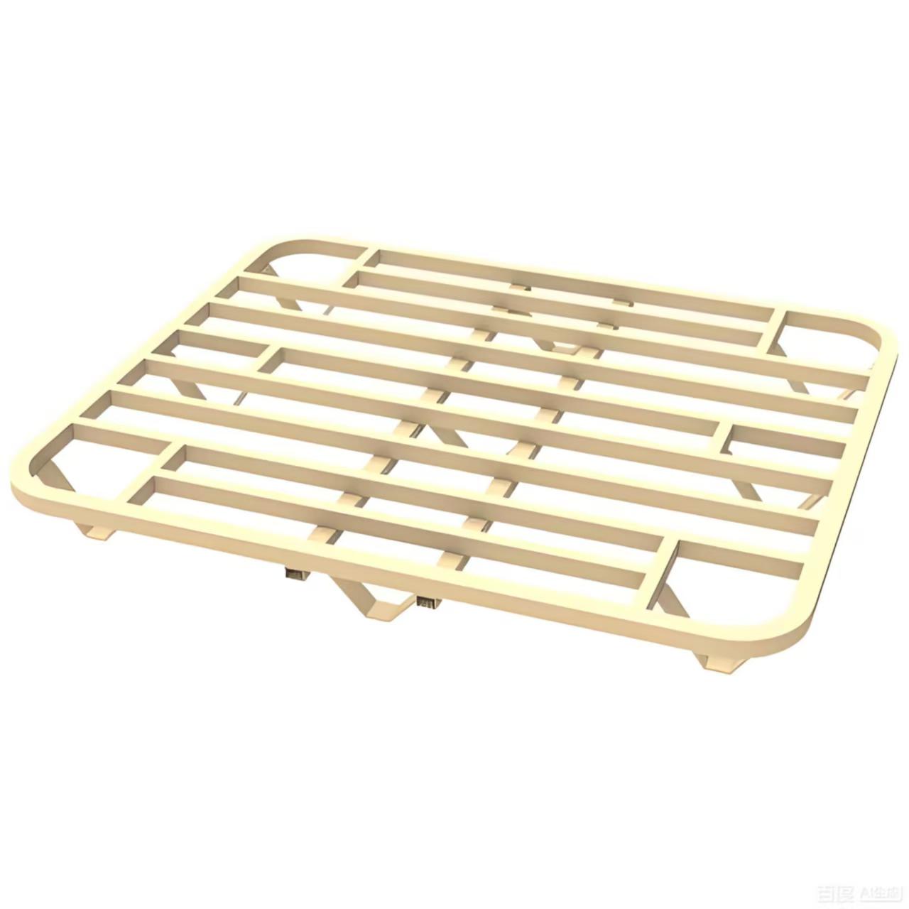Heavy Duty Industrial Storage Factory Metal Pallet Manufacturers Forklift Warehouse Single-deep Stackable Iron Storage Rack