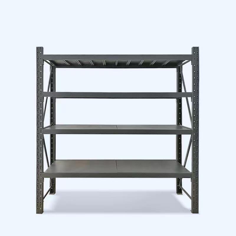 Medium Duty Garage Bolted Steel Shelving Metal Storage Shelf Rack For Warehouse Equipment
